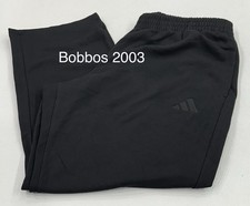 Adidas Men's Pockets Fleece Pants, Black, Size XL