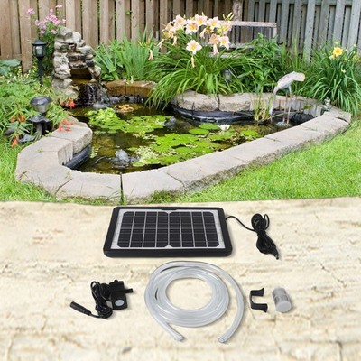 6W Solar Tauchpumpe mit Halterung für Aquarium und Outdoor Wasserspiele