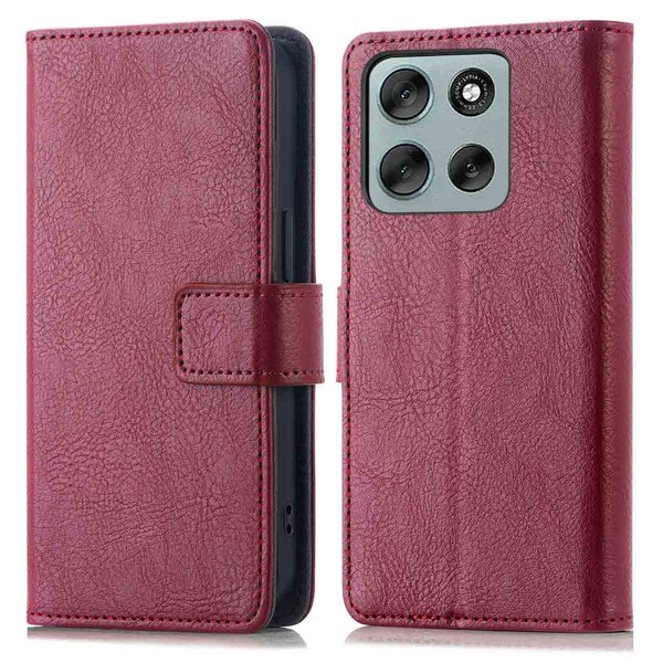 imoshion LuxuriöSe KlapphüLle Motorola Moto G86 Power - Braun-image