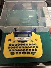 Etykieciarka Brother P-Touch 65 w oryginalnym etui - żółty testowany i działający 