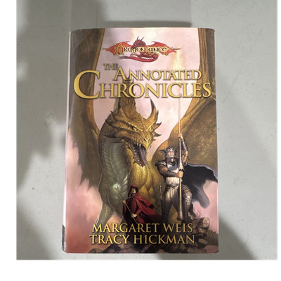 Dragonlance The Annotated Chronicles Annotated PB 1999 1st Print Weis Hickman