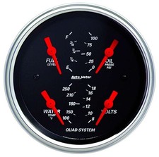 Auto Meter 3-3/8in Quad Gauge
