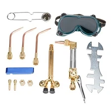 Oxygen & Acetylene Cutting Torch Kit Gas Welder Set 12 PCS Welding and Cutting 