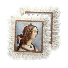  Designer Square Vintage Lace Throw Pillow Covers Set Botticelli-a-18"x18"-2pcs