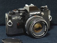 Olympus OM10 Camera with F.ZUIKO 50mm F1.8 Lens Set Used Excellent