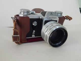 CONTAX F appareil photo argentique ancien Carl Zeiss objectif Germany 2/58