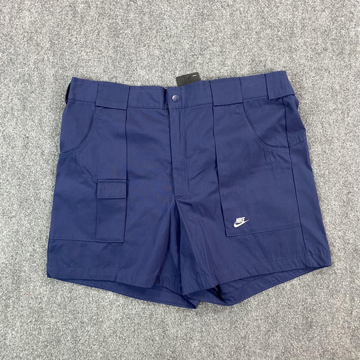 Nike Shorts Mens XXL Navy Blue Dept of Nike Archives 1987 Cargo Utility  Woven