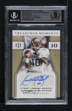 2022 National Treasures Collegiate 1/99 Kordell Stewart BGS Authentic Auto 3c7