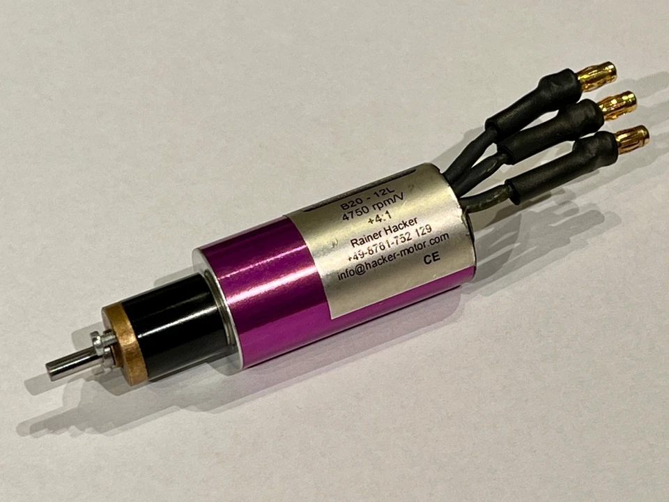 Hacker B20 12 L KV 4630 mit 4:1 Maxon-Getriebe - Bild 2 von 4