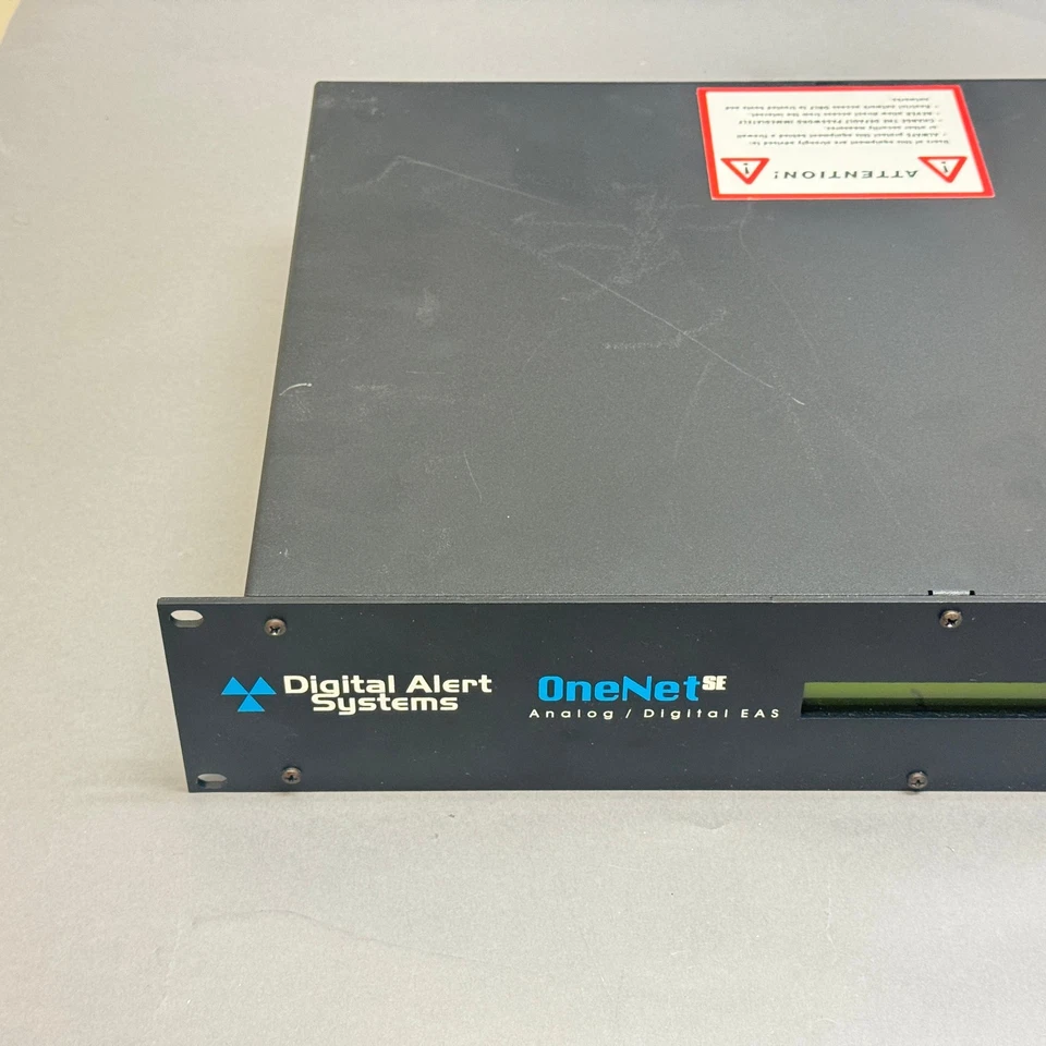 Digital Alert Systems OneNet SER189SE-3EN Rack-Mount Weather Alert System-Parts - Image 3 of 4