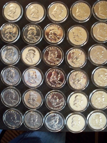 FRANKLIN HALF DOLLAR LOT (PROOF) 1961