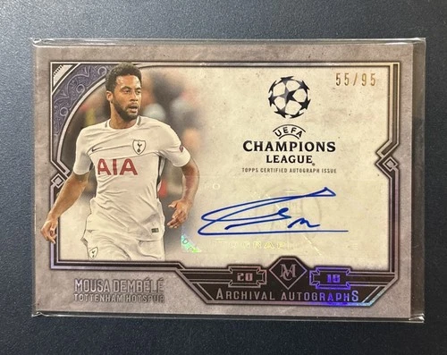 2018 Topps Museum Champions League Mousa Dembele Auto /95 Tottenham