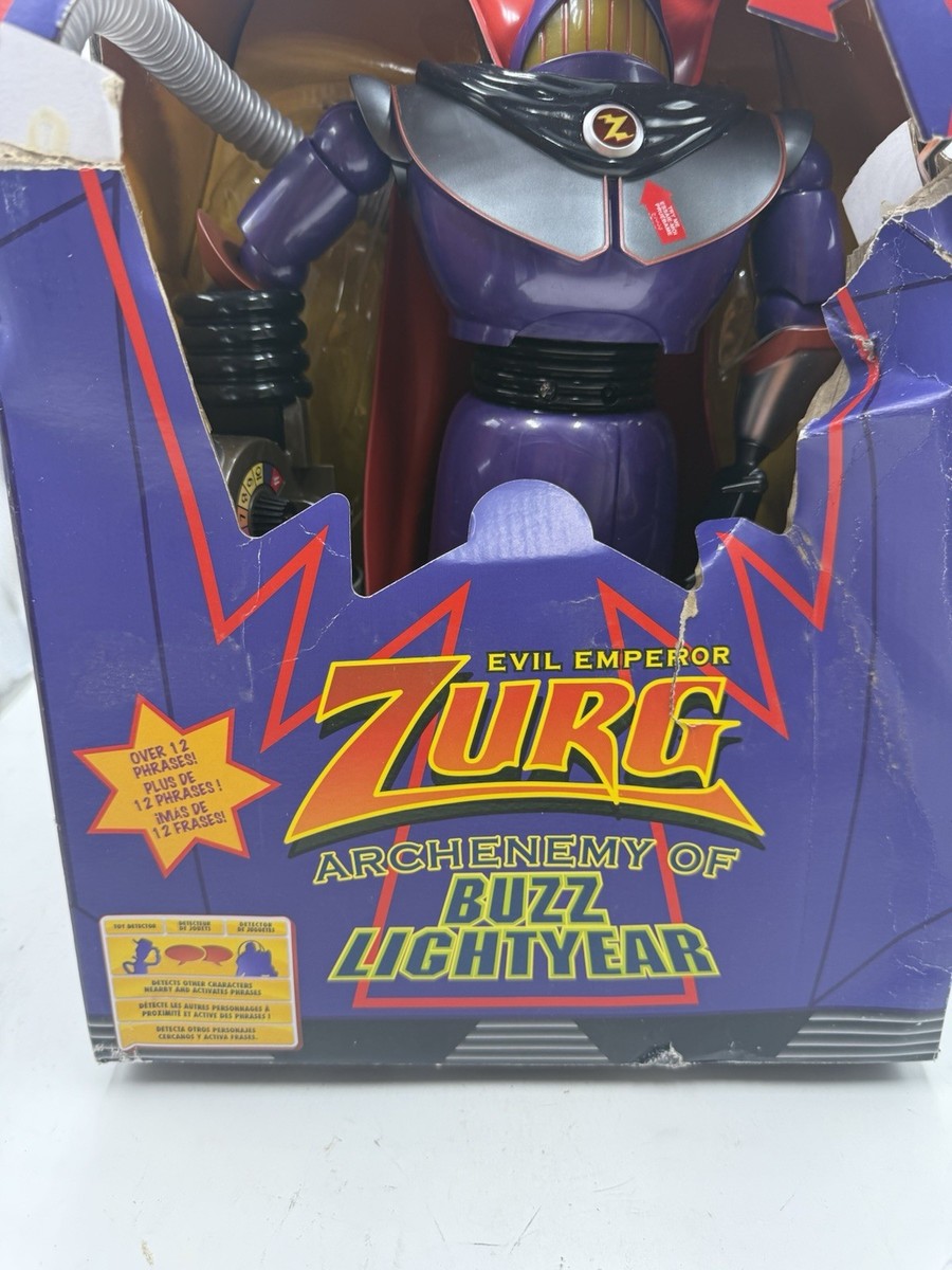 Disney Pixar Toy Story Evil Emperor Zurg Talks Lights up