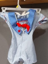 Vintage Sears Infant Boys Nautical Romper