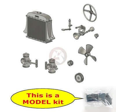 Plus Model 1/35 Detail & Upgrades Set for FWD Model B Lorry WWI (MiniArt) DP3077
