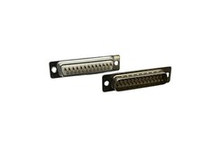  2 PCS DB25 25 Pin Male D-SUB Solder Cup Connector RS232 Adapter Plug Assembly