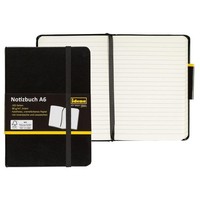 Idena 209285 - Notizbuch DIN A6, 192 Seiten, 80 G/M², Schwarz NEU