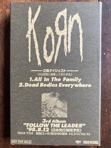 Korn's Promotional Disc cassette tape! 2 song digest edition! - Picture 2 of 4