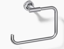 Kohler K-14441-CP CHROME PURIST TOWEL RING