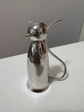 Vintage 1940's Napier Silver Plated 1oz. Kitty Cat Jigger shot glass  Art Deco