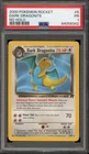 Pokemon Dark Dragonite NO HOLO ERROR Team Rocket Unlimited Rare #5 PSA 1
