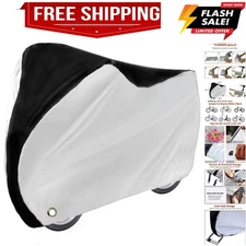 Bike Covers, Outdoor Waterproof Bicycle Covers with Lock Hole for Mountain Ro...