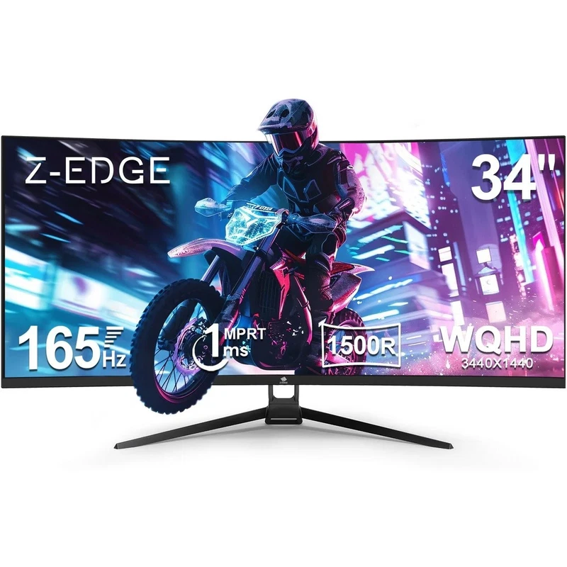 Z-EDGE 34-inch 3440x1440 165Hz curved ultrawide