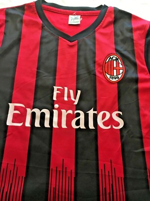 AC Milan #8 Suso Mens Small/Medium Unisex Soccer Jersey by TP
