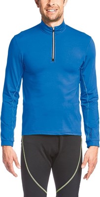 Gonso Men's Jersey Active Shirt Christian Cyclist Long Sleeve Shirt, Blue, S
