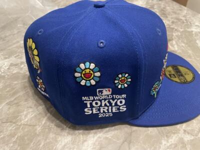 ウェア MLB Tokyo Series Cap 59FIFTY 7 1/4 size Men's Los Angeles Dodgers New Era Royal 2025 MLB World Tour