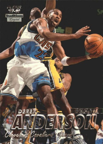 1997 Fleer Basketball Crystal Derek Anderson #263