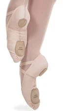 Women’s 4-total Stretch Ballet Shoes By Angelo Luzio 248A Size 5 Color Peach New