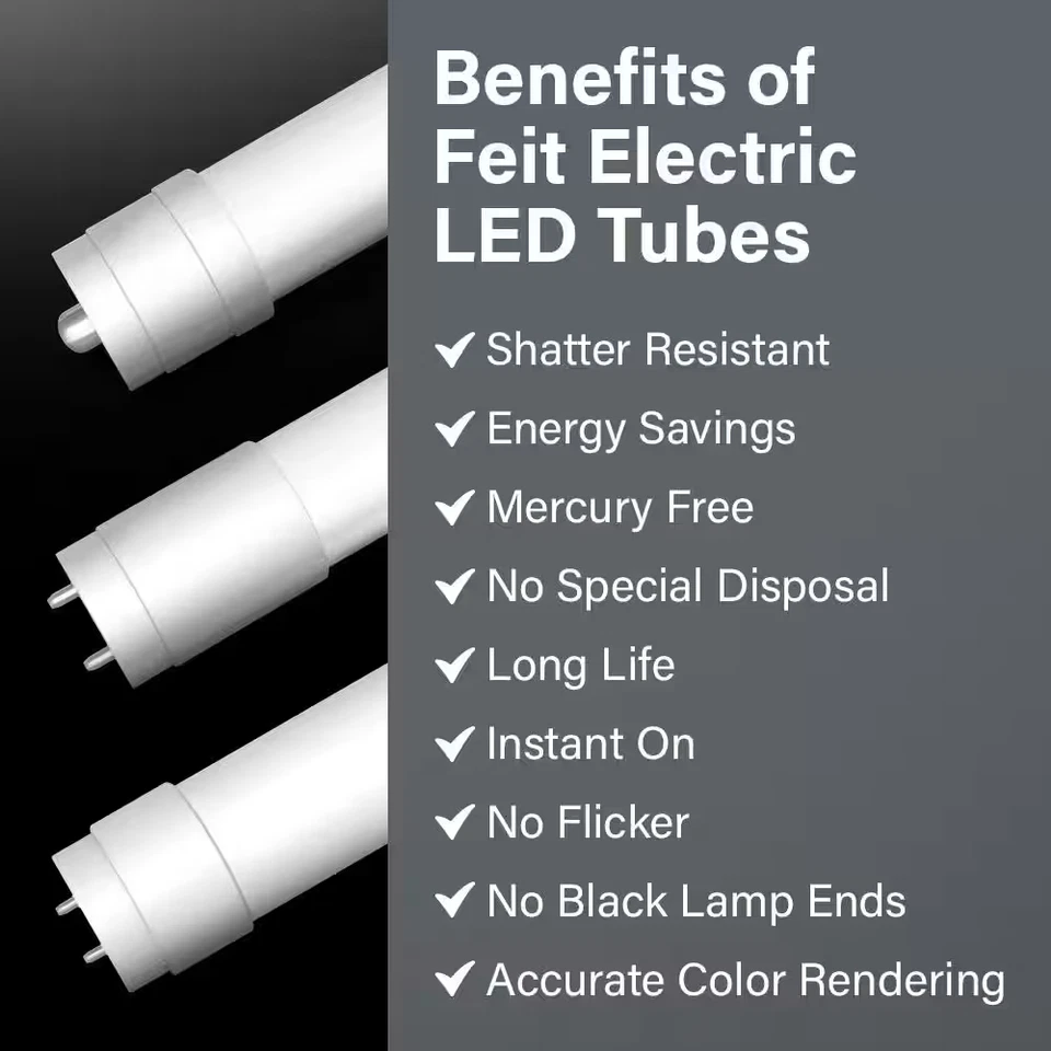 White Plug and Play Linear Circline LED Tube Light Bulb 15-W 8in T9 G10q Type A - Image 4 of 4