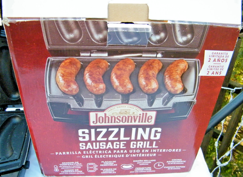 Johnsonville Sizzling Sausage Indoor Electric Grill BTG0498 Tested Works No Tray - Picture 6 of 11