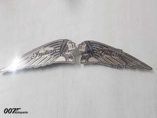 Indian Chief Scout Motorcycle Fuel Tank Emblem Indian Badge Set  2x Metal Chrome
