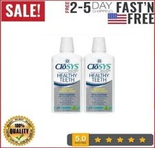 Closys Healthy Teeth Anti-Cavity Oral Rinse Mouthwash with Fluoride 32 Fl Oz Pac