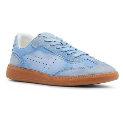 Steve Madden Duo DUO02S1 Sneakers Women's US 7.5 Blue Suede Casual Shoes KHD930