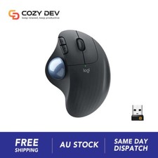 Logitech ERGO M575S Bluetooth + 2.4Ghz Unifying Wireless Trackball - Graphite
