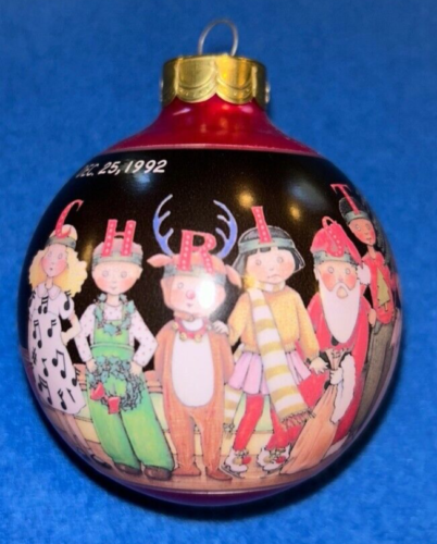 Hallmark Keepsake Ornament Mary Engebreit 1992 For Teacher Glass Ball - Picture 1 of 7