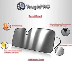 Details about   ToughPRO Windshield Sun Shade For Dodge RAM 1500 Small Sensor 2019-2022