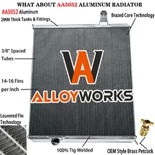 4-Row Radiator For 1997-06 Kenworth T2000 7006385001 7006435002 4870180009