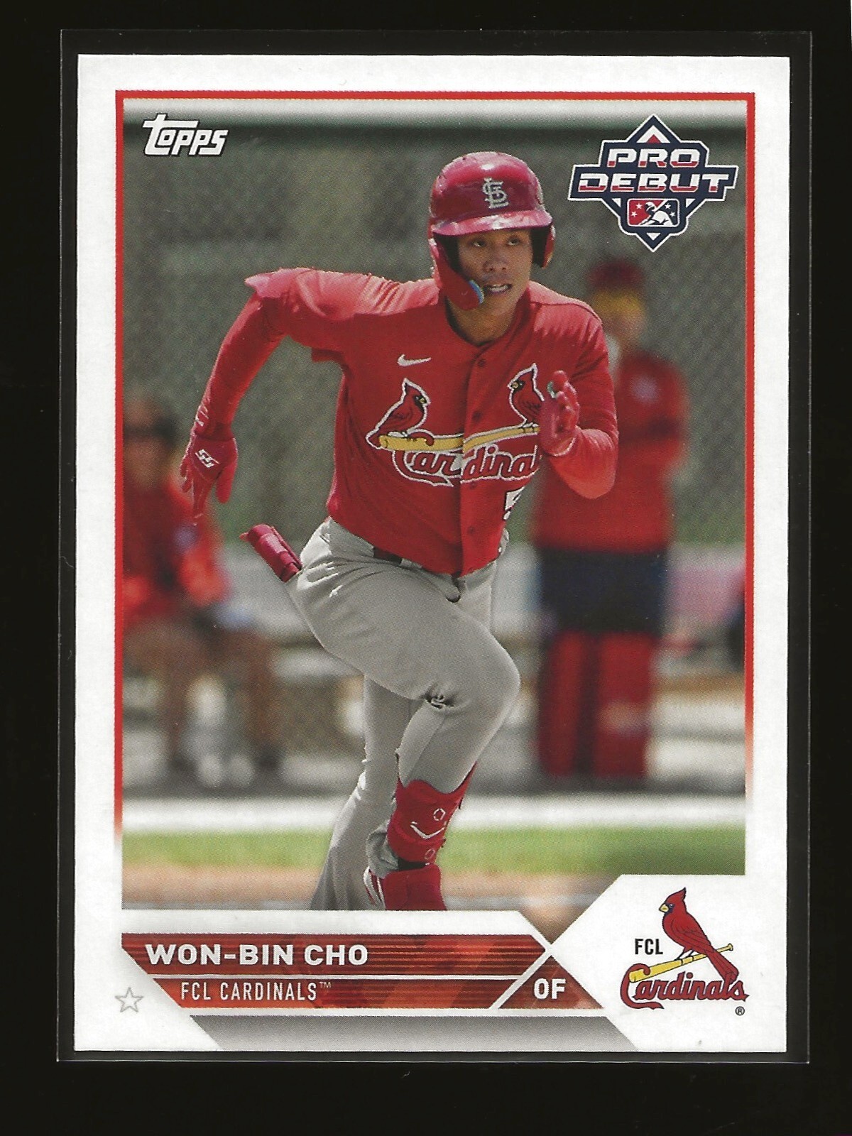 2023 Topps Pro Debut Won-Bin Cho Base Card FCL Cardinals (#PD-192)