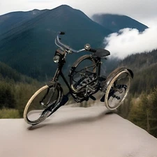 Antique Tricycle Unique & Unity Cycle, Joy, Chain Drive, 1925 Movie Prop Decor