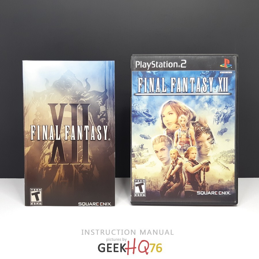 FINAL FANTASY XII Black Label COMPLET BOÎTE NOTICE SONY PS2