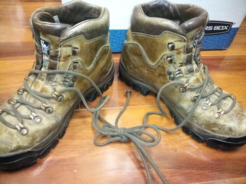 Vintage Zamberlan Vibram Gore-tex - men's Trekking boots -- Men's 5h Womens 6h - Picture 5 of 12