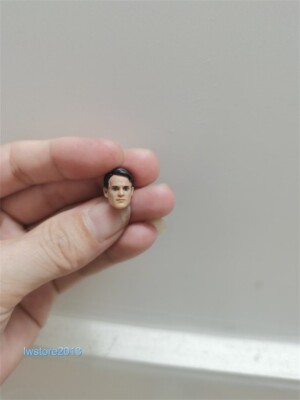 1:18 Solider Charlie Cox Head Sculpt Carved For 3.75'' Male Action Figure Body