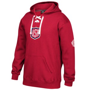 hockey lace sweatshirt