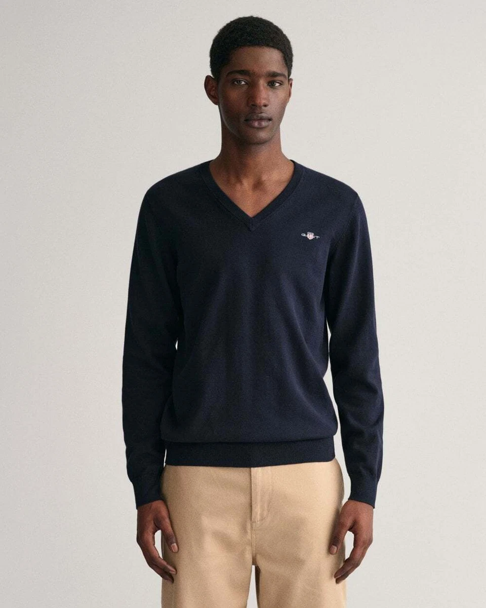 Gant cotton top v neck jumper