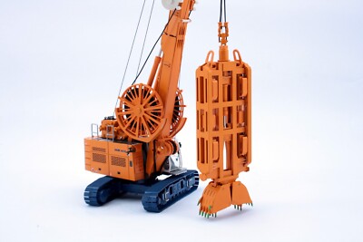 Bauer GB50 with Diaphragm Wall Grab DHG V - Bymo 1:50 Scale Model