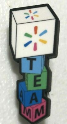 #ad #ad Rare Walmart Lapel Pin Team Building Blocks Spark Wal mart Pinback $6.98
